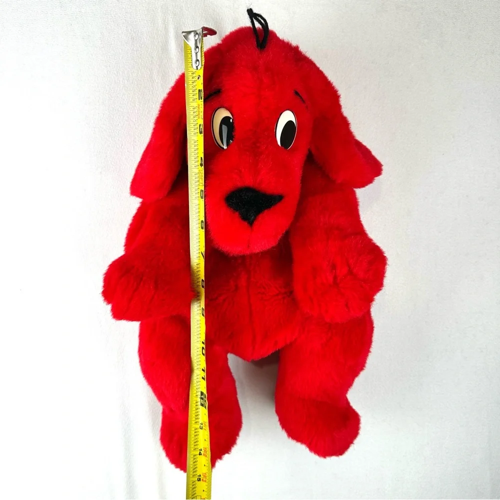 Vintage 1997 Clifford The Big Red Dog Plush Backpack Scholastic Side Kicks